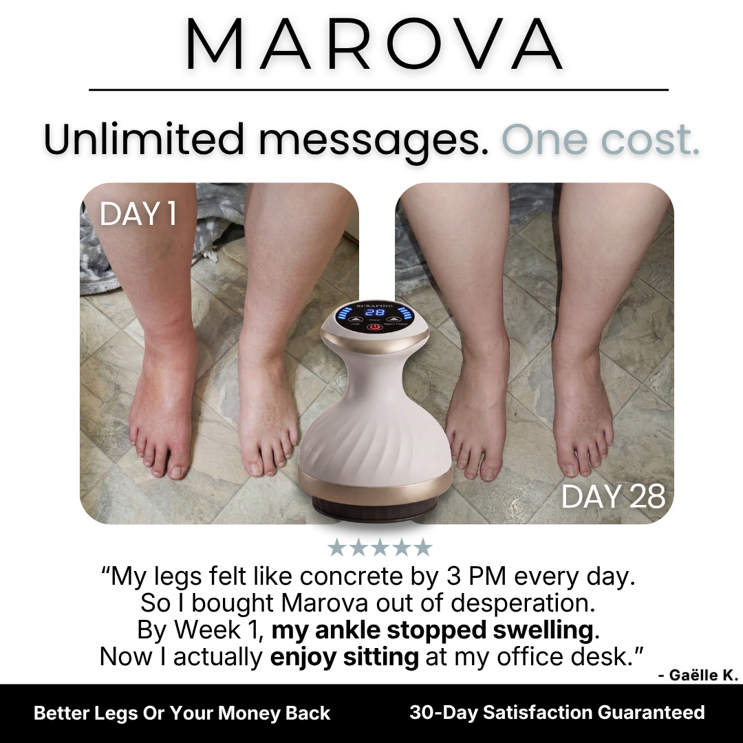 Marova's Electric Gua Sha™ - The massager for your legs, cellulites, and feet