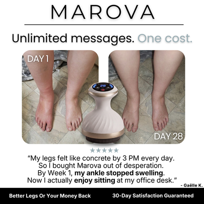 Marova's Electric Gua Sha™ - The massager for your legs, cellulites, and feet